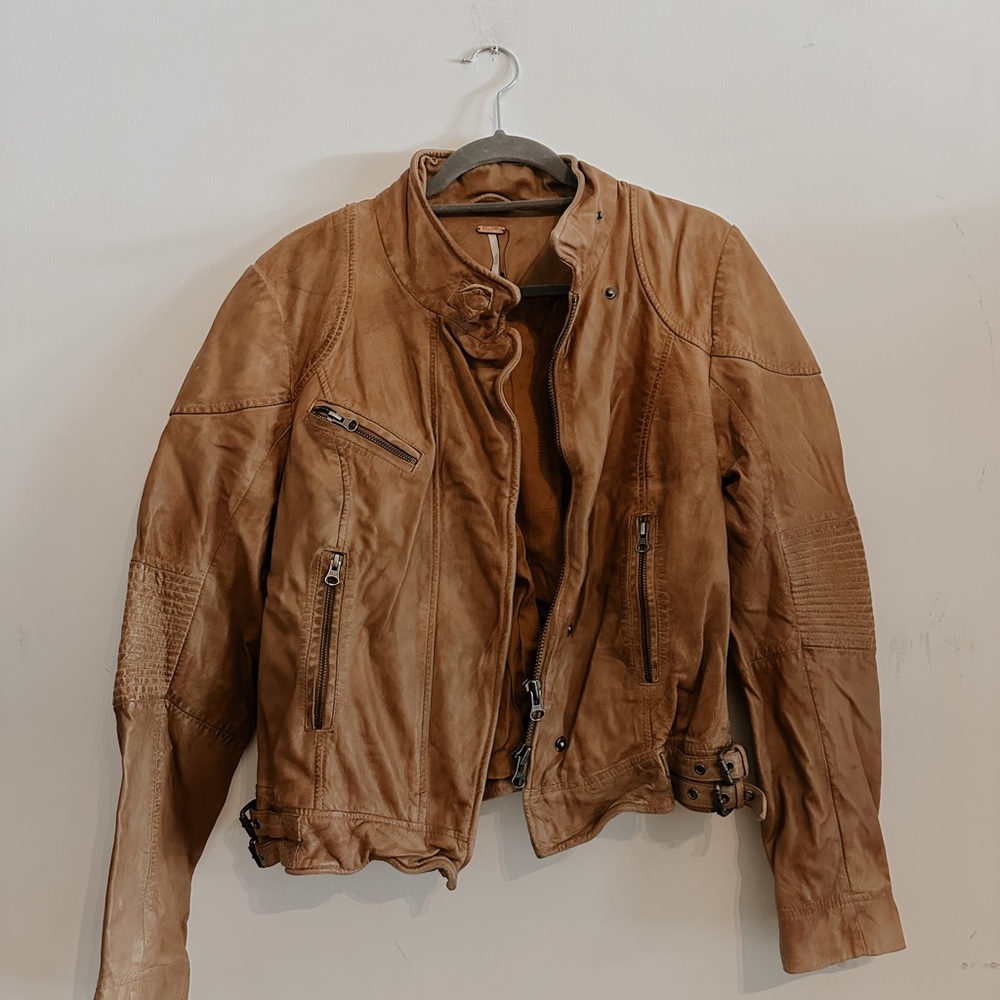Free People Leather Jacket